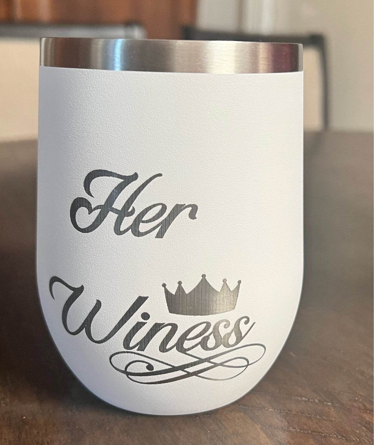 Personalized White Wine Tumbler