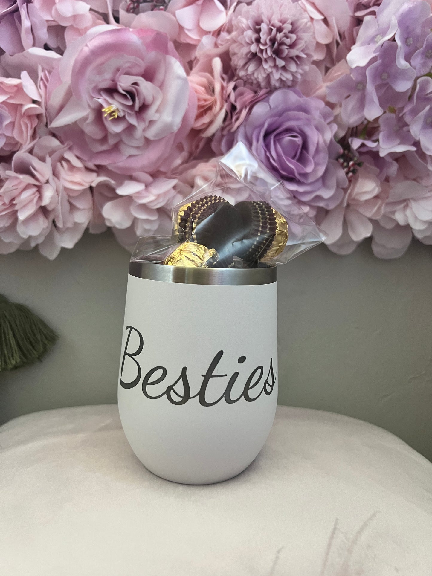 Personalized White Wine Tumbler